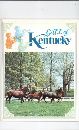 Vintage Call Of Kentucky Travel Guide With Fold Out Map