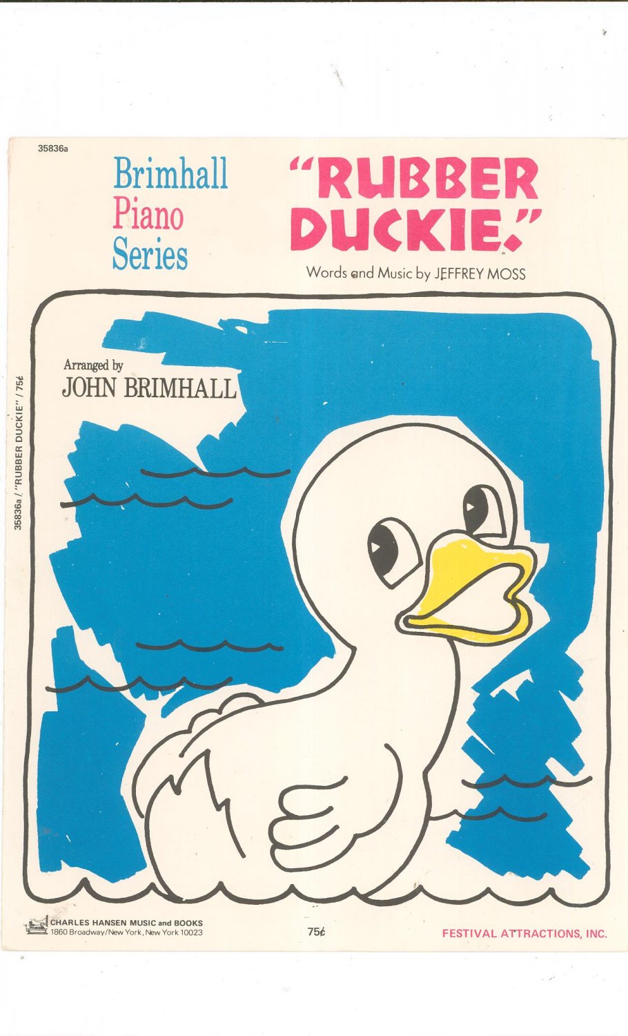 Rubber Duckie Sheet Music Brimhall Piano Series
