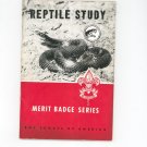 Vintage Reptile Study Merit Badge Series Boy Scouts Of America 1961