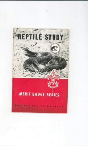 Vintage Reptile Study Merit Badge Series Boy Scouts Of America 1961