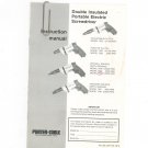 Porter Cable Instruction Manual Portable Electric Screwdriver 7533 7523 7525 7540 7544 7545 Plus