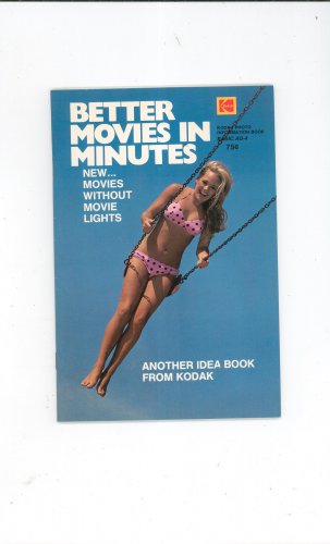 Kodak Better Movies In Minutes Photo Book AD 4 Vintage 1972