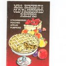 Mrs. Eckerts Old Fashioned Recipes Cookbook Strawberries Peaches Apples Pumpkins