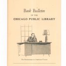 Book Bulletin Of The Chicago Public Library October 1955 The Businessman In American Fiction