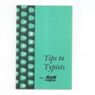 Vintage Tips To The Typist From SCM Smith Corona