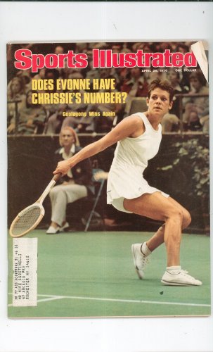 Sports Illustrated Magazine April 26 1976 Goofagong Wins Again Tennis