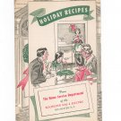 Holiday Recipes Cookbook Regional New York Rochester Gas & Electric RGE Christmas