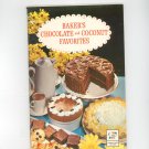Baker's Chocolate And Coconut Favorites Cookbook Vintage