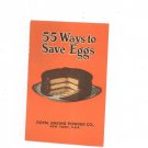 Vintage 55 Ways To Save Eggs by Royal Baking Powder 1923