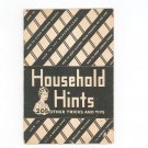 Vintage Household Hints 205 Other Tricks & Tips Heckers Superlative Flour