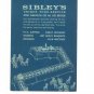 Vintage Sibley's Department Store Unique Food Service Menu / Brochure