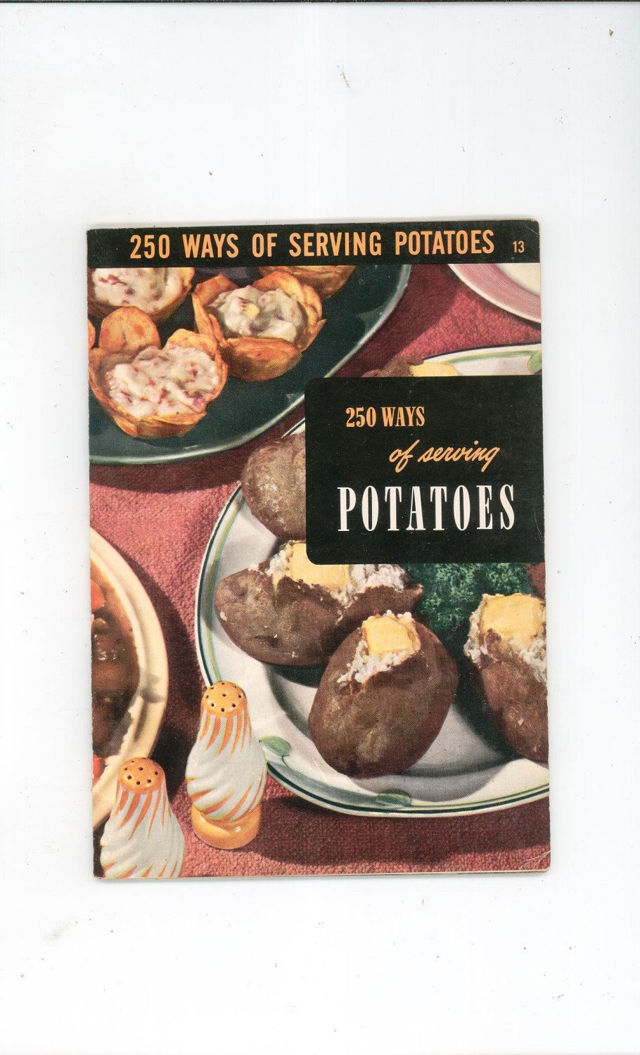 Vintage 250 Ways Of Serving Potatoes Cookbook Culinary Arts
