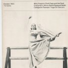 Dance Magazine October 1964 Vintage Mary Poppins Ruth Page
