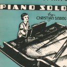 Vintage Rustle Of Spring Piano Solo Sheet Music Christian Sinding Calumet Music