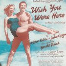 Vintage Wish You Were Here Sheet Music Chappell Music