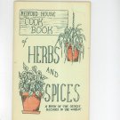Medford House Cookbook Of Herbs And Spices Oldest Recipes In The World Vintage
