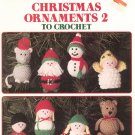 Leisure Arts Christmas Ornaments 2 To Crochet Leaflet 772 by Anne Halliday
