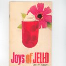 Joys Of JellO Gelatin Dessert Cookbook Jell O Jell-O