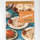 Entertaining Six Or Eight Cookbook 115 Vintage Culinary Arts