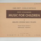 Orff Schulwerk Music For Children II Edition 4866 Vintage Music