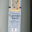 Never Used Kay Dee Herb Thyme Linen Calendar Towel 2008 Style F3302
