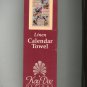 Never Used Kay Dee Bird Feeder Linen Calendar Towel 1996 Style F3253