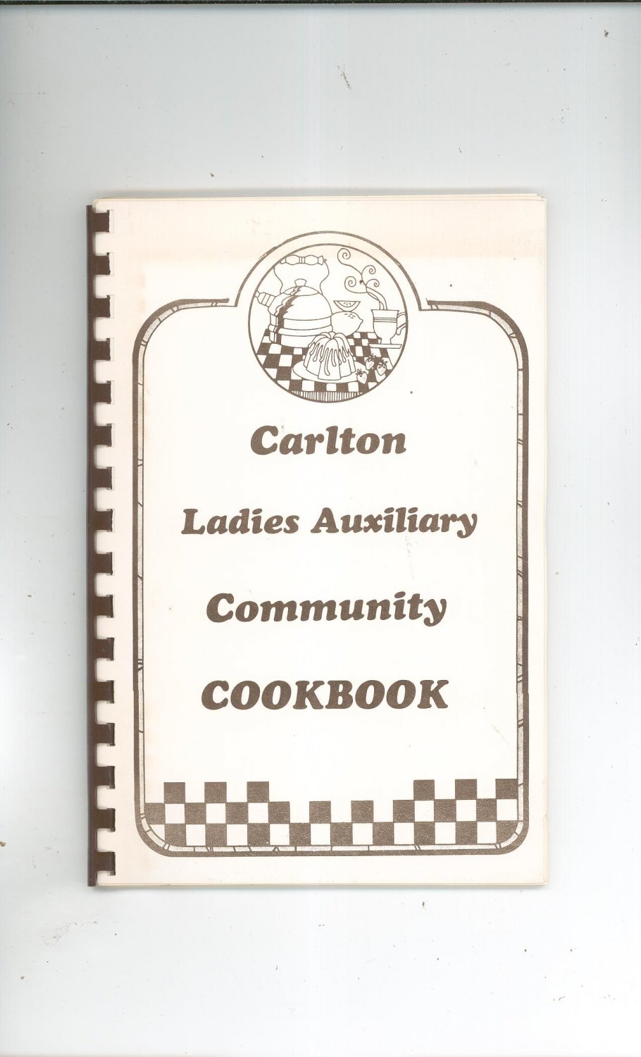 Carlton Ladies Auxiliary Community Cookbook Regional New York