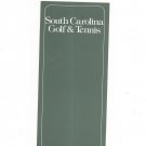 Vintage South Carolina Golf & Tennis Travel Brochure 1977