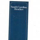 Vintage South Carolina Beaches Travel Brochure 1978