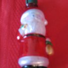 Avon Santa Glass Light Cover Ornament With Box And Instructions