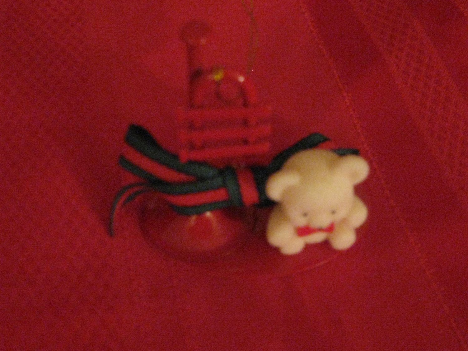 avon teddy bear ornaments