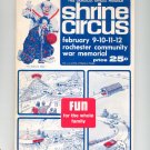 Vintage Damascus Shrine Circus Official Program 1966 Souvenir Advertisements
