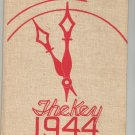 The Key 1944 Year Book Benjamin Franklin Yearbook Rochester New York High School Vintage