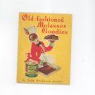 Vintage Old Fashioned Molasses Goodies Cookbook Ruth Jordan Brer Rabbit