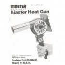 Master Heat Gun Instruction Manual Not PDF Master Appliance