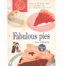 Fabulous Pies From Pillsbury Cookbook Vintage Christmas Pie