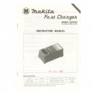 Makita Fast Charger Model DC9100 Instruction Manual  Not PDF