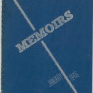 Memoirs 1946 Year Book U.S. Grant High School Yearbook Portland Oregon Vintage