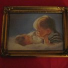 Brotherly Love Picture In Frame by Donald Zolan Pemberton & Oakes With Box & Certificate Lithograph