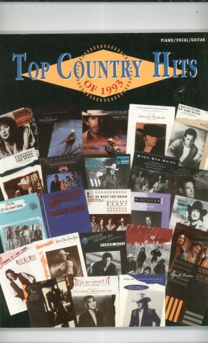 Top Country Hits Of 1993 Piano Vocal Guitar Music Warner Brothers 0897240715
