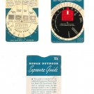 Vintage Kodak Outdoor Exposure Guide With Sleeve Plus Indoor Exposure Guide