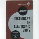 Allied Dictionary Of Electronic Terms Vintage Concise Definitions 1962