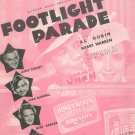 Vintage Honeymoon Hotel Footlight Parade Sheet Music Harry Warren Witmark & Sons