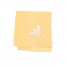 Vintage Mother USA Handkerchief Yellow WW II Souvenir