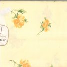 Combed Percale by Springmaid One Sheet Creme With Yellow Flower In Package