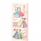 Vintage Ladies Birthday Card Sunshine Card 25X901-6 Formal Dress