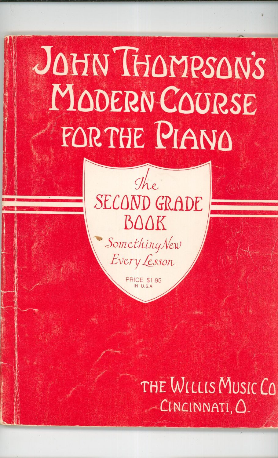 Vintage John Thompson's Modern Course For The Piano Second Grade Willis