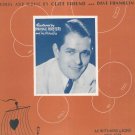 Vintage When My Dream Boat Comes Home Sheet Music Friend Franklin Witmark