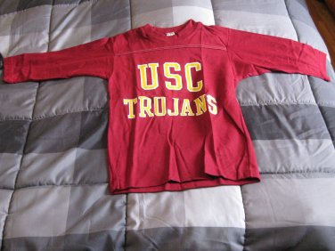 University Of Southern California USC Trojans Youth 3/4 Sleeve Shirt Never Worn