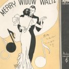 Merry Widow Waltz Piano Solo Sheet Music Vintage  Moderne